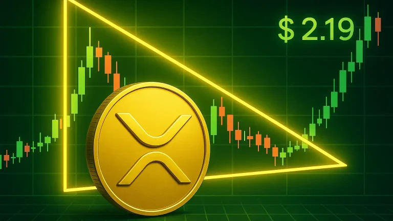 XRP Holds Steady at $2.19 While December Triangle Pattern Tests Investor Patience