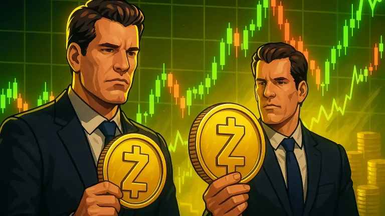 Zcash Whiplash: Winklevoss Twins Ignite Privacy-Coin Moment With $50 M Treasury Bet