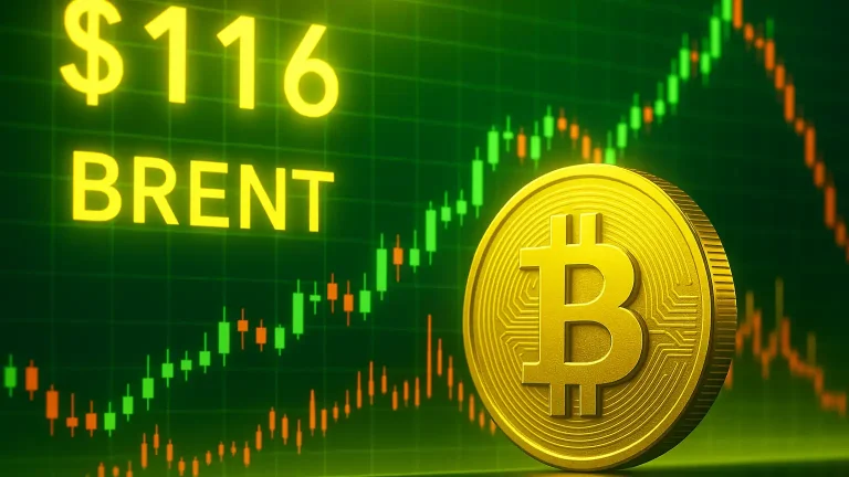 Brent at $116 Tests Bitcoin’s Resilience Amid a Rapid Global Risk-Off Turn