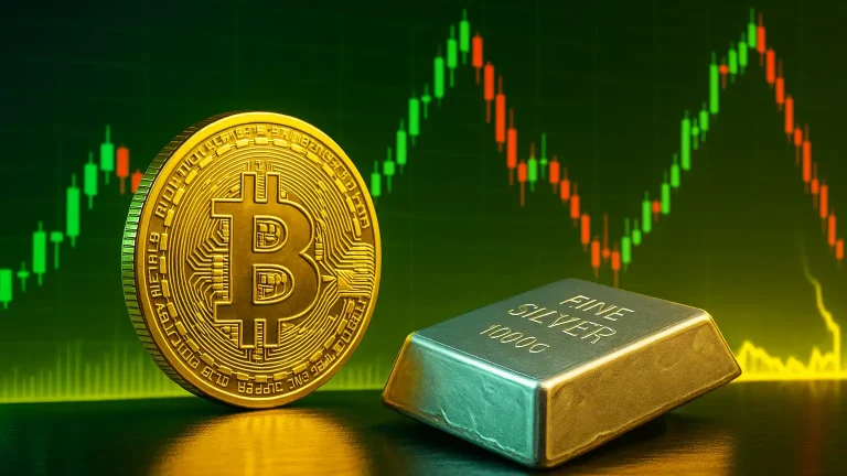 Bitcoin Holds Steady While Silver Crashes: What the Divergence Tells Us